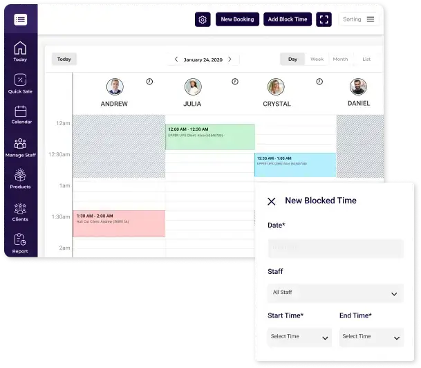 Easily Manage Your Salon Calendar