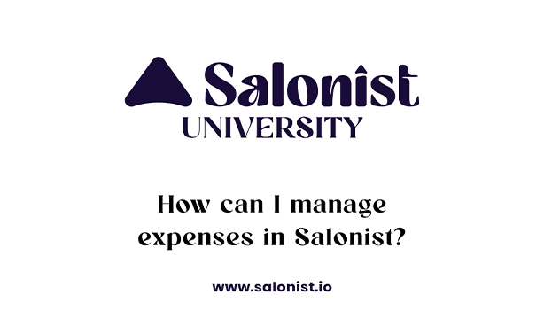 How can I manage expenses in salonist