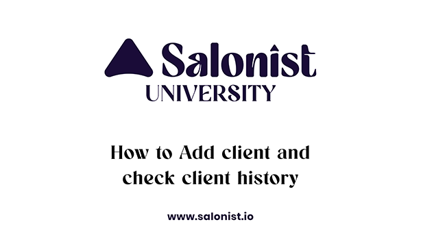 How to manage clients in salonist