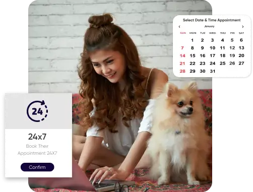 Pet Grooming Appointment Calendar