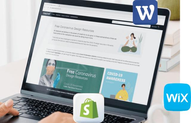 Website Widget Wix, Wordpress and Shopify
